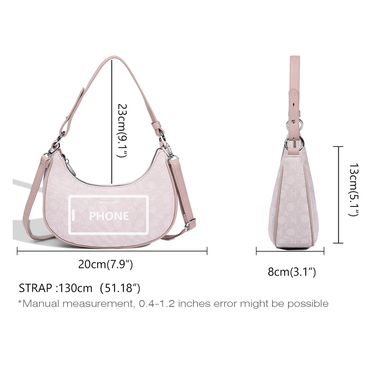 Crescent Luxe™  – De Iconische Onderarm Tas voor Klasse