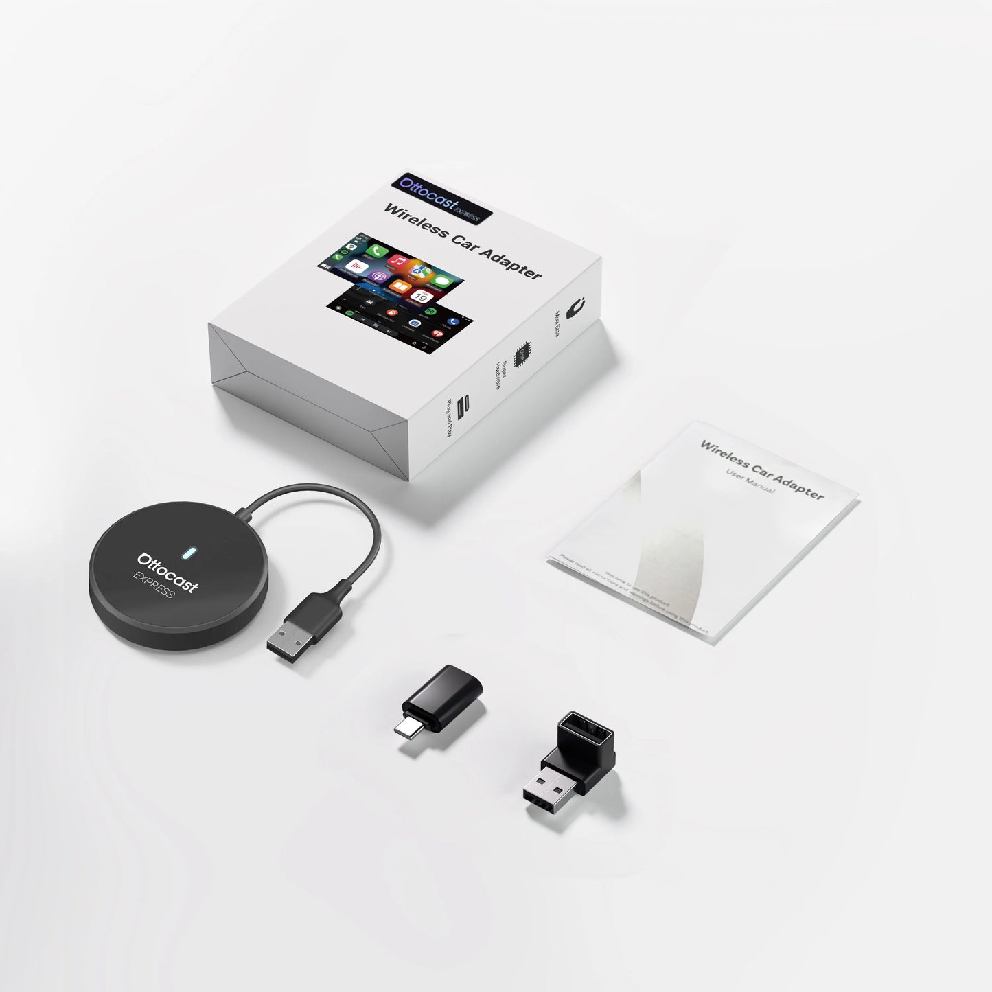 MirrorTouch Pro – Draadloze CarPlay & Android Auto met directe schermbediening