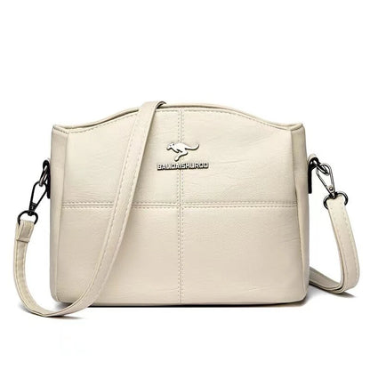 Zacht Leren crossbody damestas