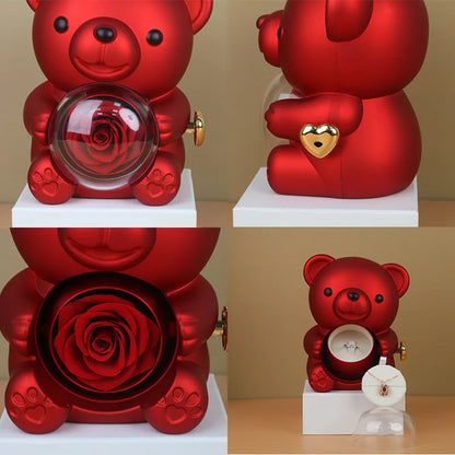 RoseLuxe Bear™ – Het ultieme romantische cadeau dat haar hart raakt