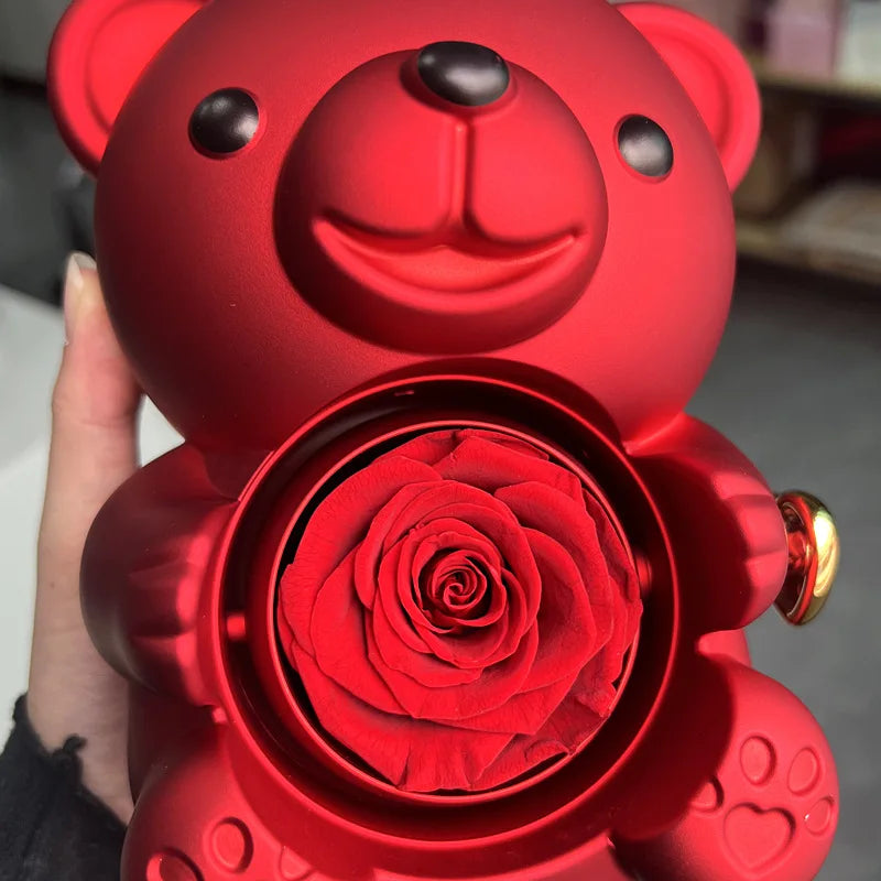 RoseLuxe Bear™ – Het ultieme romantische cadeau dat haar hart raakt