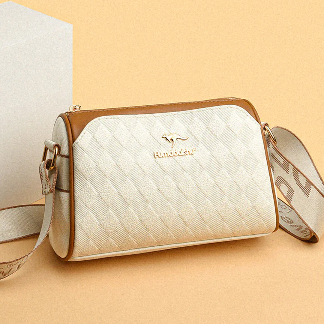 Stijlvolle Crossbody Tas - Met modieus diamantpatroon